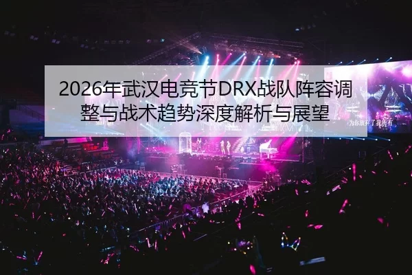 2026年武汉电竞节DRX战队阵容调整与战术趋势深度解析与展望